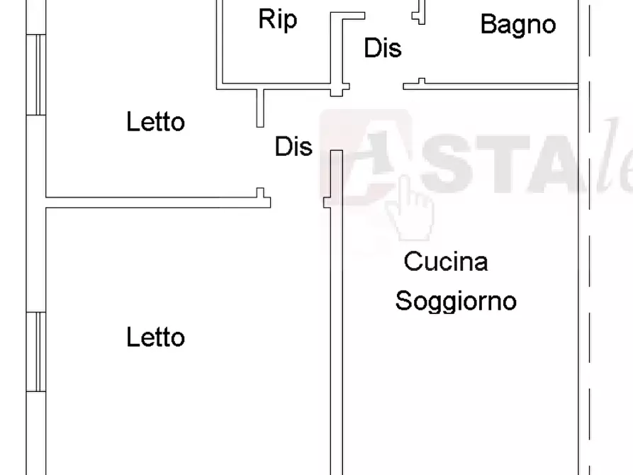 Immagine 5 di Trilocale in vendita  a Ravenna