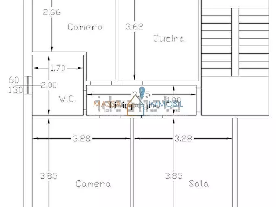 Immagine 6 di Porzione di casa in vendita  in Via dei Mignani 17 a Massa