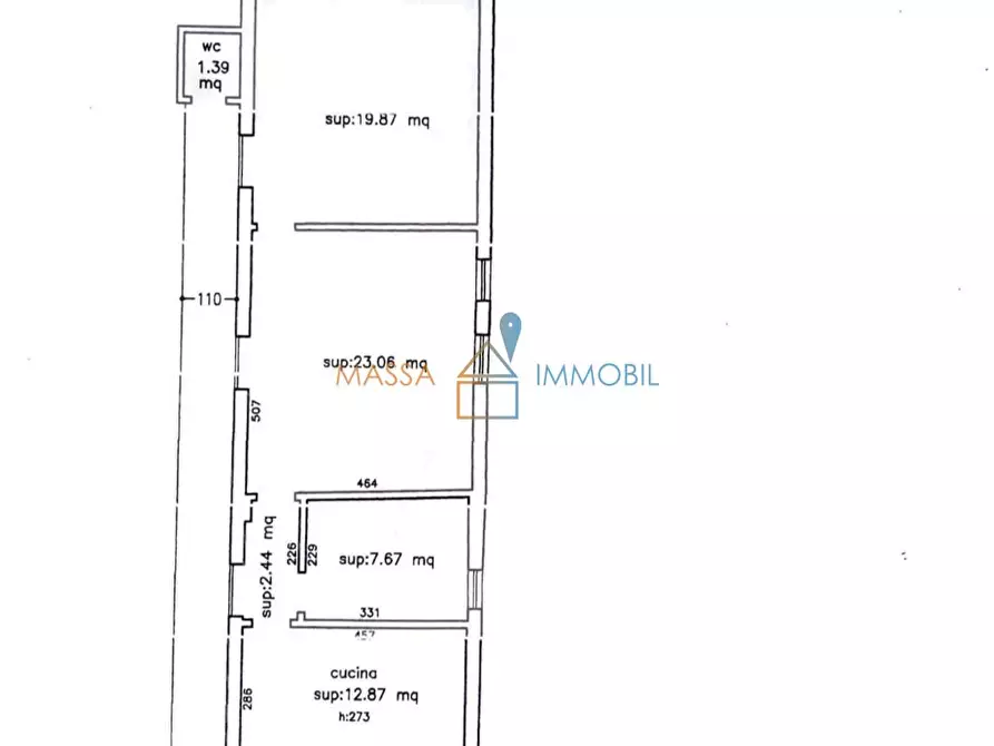 Immagine 8 di Terratetto in vendita  in Via Rinchiostra 84 a Massa