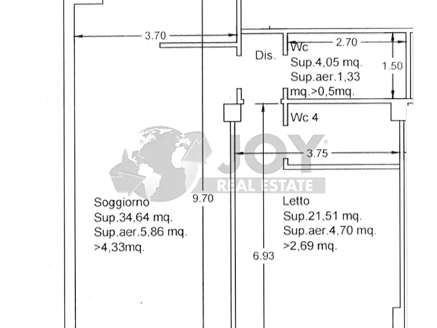 Immagine 2 di Appartamento in vendita  in Piazza Mazzini Giuseppe 38A a Lecce