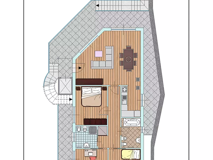 Immagine 13 di Villa in vendita  in Strada Panoramica San Bernardo 116-118 a Alassio