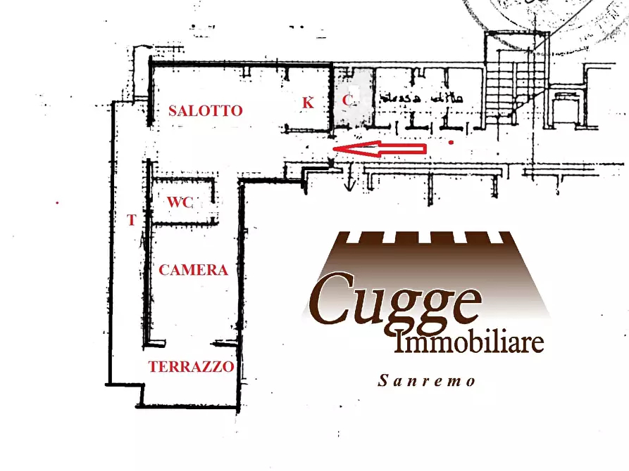 Immagine 28 di Bilocale in vendita  in Via Val D'Olivi 277 a San Remo