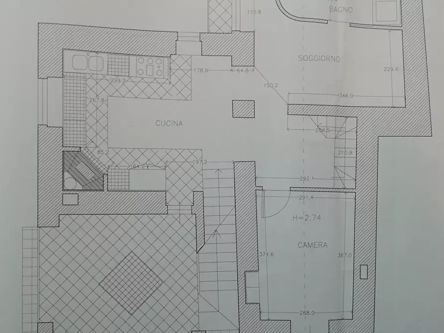 Immagine 13 di Porzione di casa in vendita  in P.zza san Giorgio a Treglio