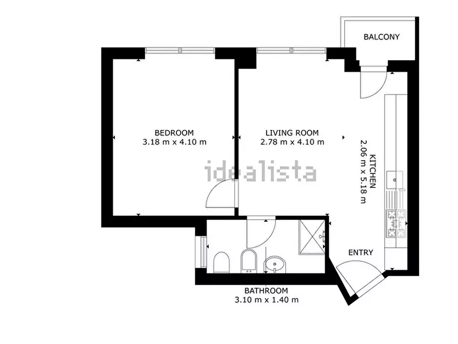 Immagine 25 di Bilocale in vendita  in Via del Fosso dell'Osa 399 a Roma