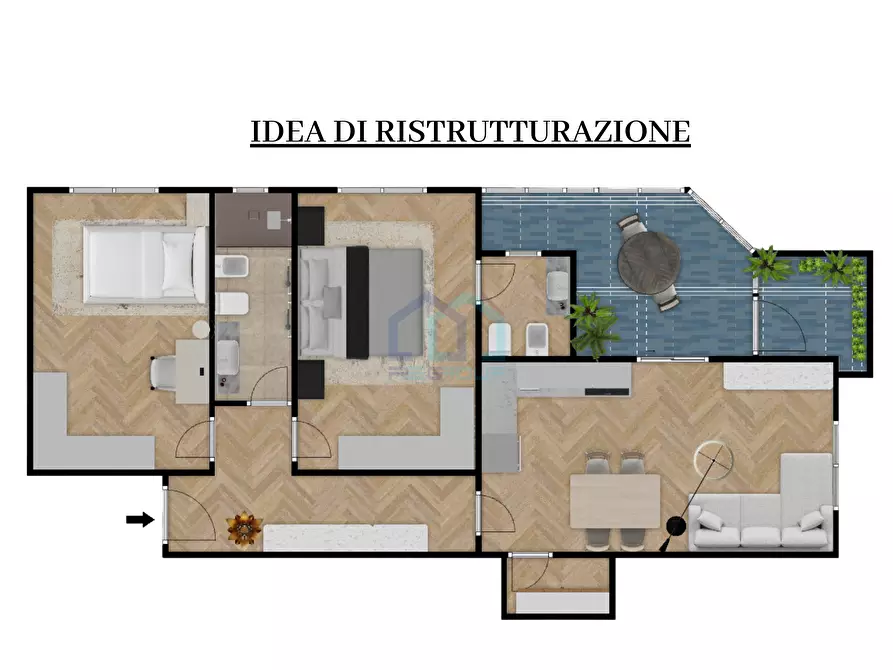 Immagine 26 di Quadrilocale in vendita  in Via Privata Olivetta 16 a Savona