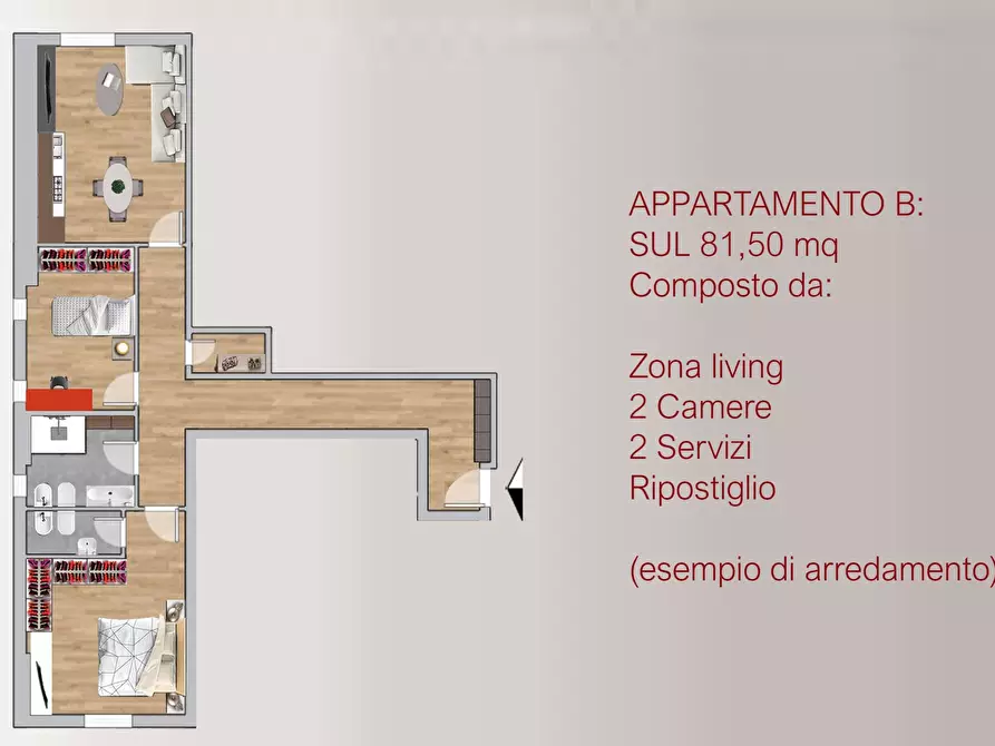Immagine 21 di Trilocale in vendita  in Via Adelaide Ristori a Firenze
