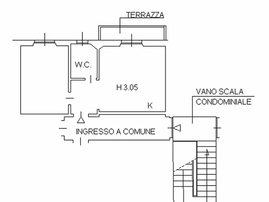 Immagine 19 di Bilocale in vendita  in Via delle Porte Nuove a Firenze