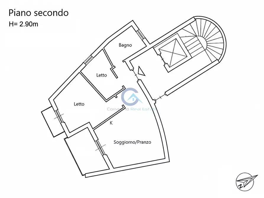 Immagine 21 di Trilocale in vendita  in Via delle Bianche Ville 11 a Montauro