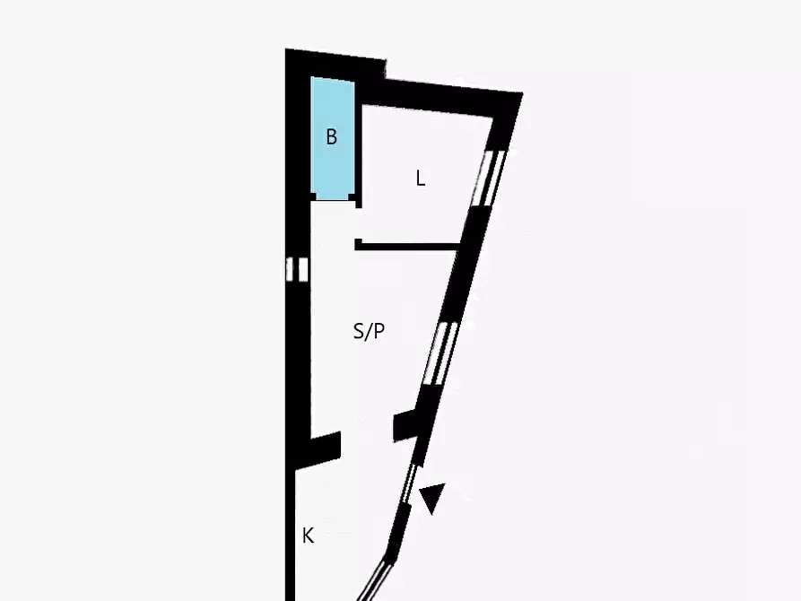 Immagine 15 di Porzione di casa in vendita  in Via Raffaele Grillone 48 a Stalettì