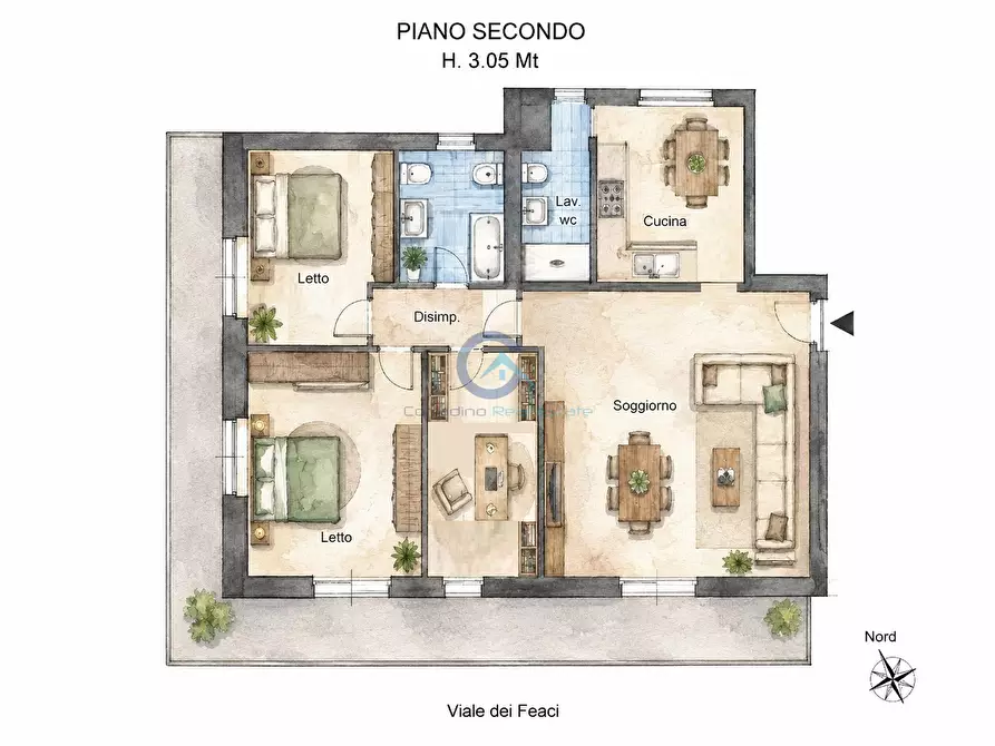 Immagine 24 di Quadrilocale in vendita  in Viale dei Feaci 2711 a Squillace