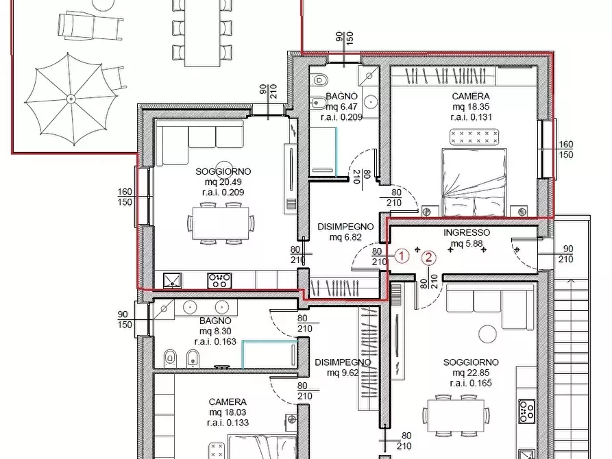 Immagine 11 di Bilocale in vendita  in via Quarena 180 a Gavardo