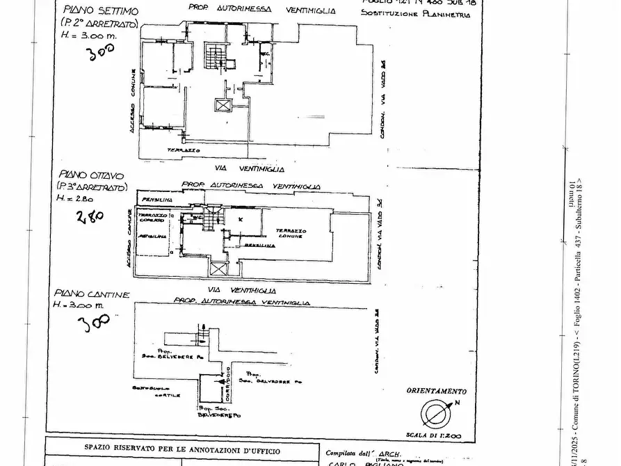 Immagine 71 di Attico in vendita  in Via Ventimiglia 76 a Torino