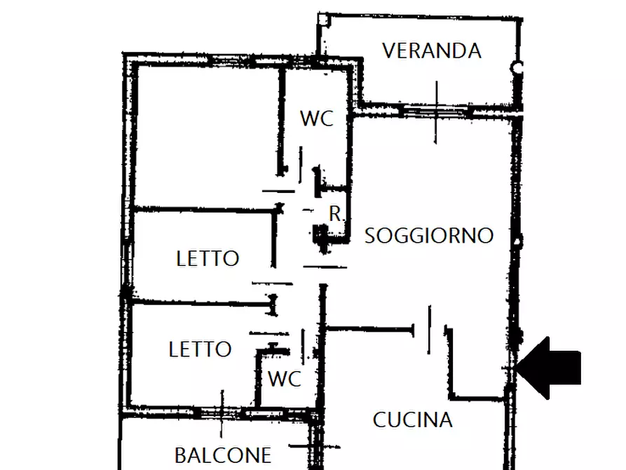 Immagine 13 di Quadrilocale in vendita  in via melvin jones a Monopoli