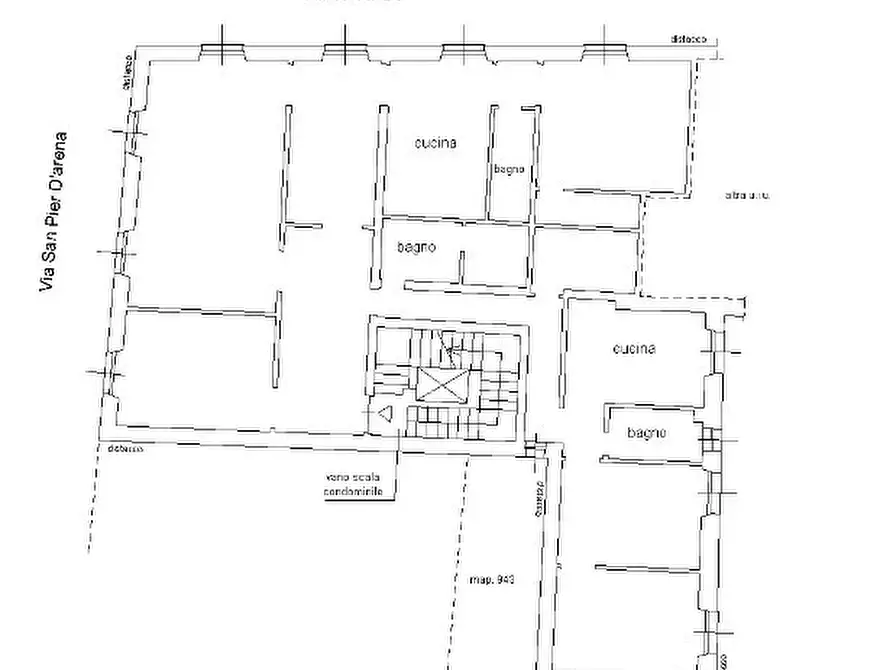 Immagine 2 di Pentalocale in vendita  in Via Sampierdarena 103 a Genova