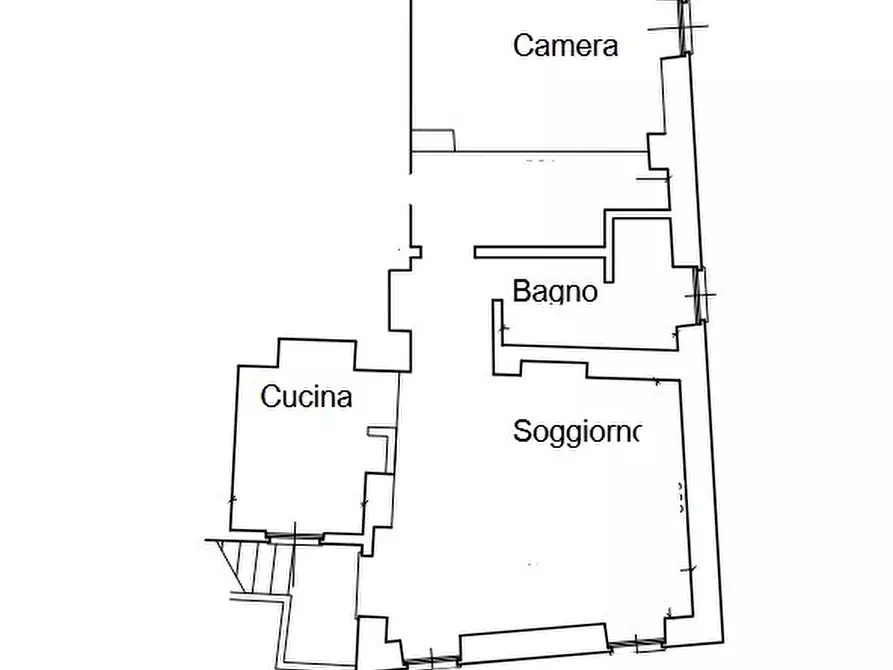 Immagine 2 di Trilocale in vendita  in Via Monte Timone 20 a Genova