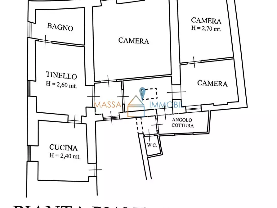 Immagine 33 di Quadrilocale in vendita  in Via Carlo Pisacane 10 a Carrara