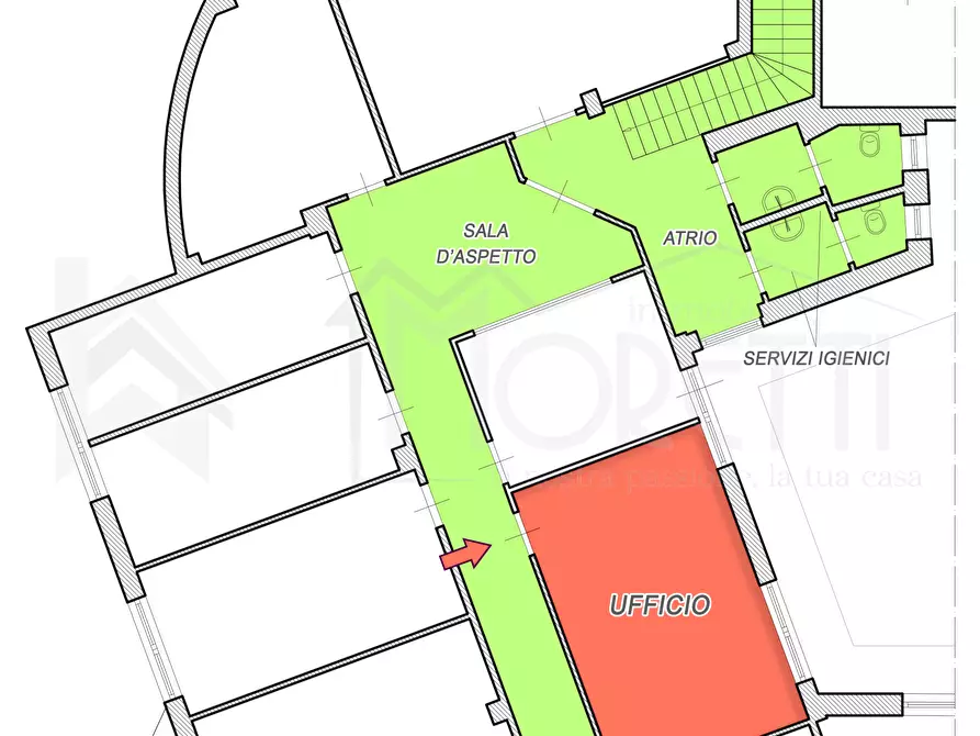 Immagine 13 di Ufficio in affitto  in Via Martin Luther King a Livorno