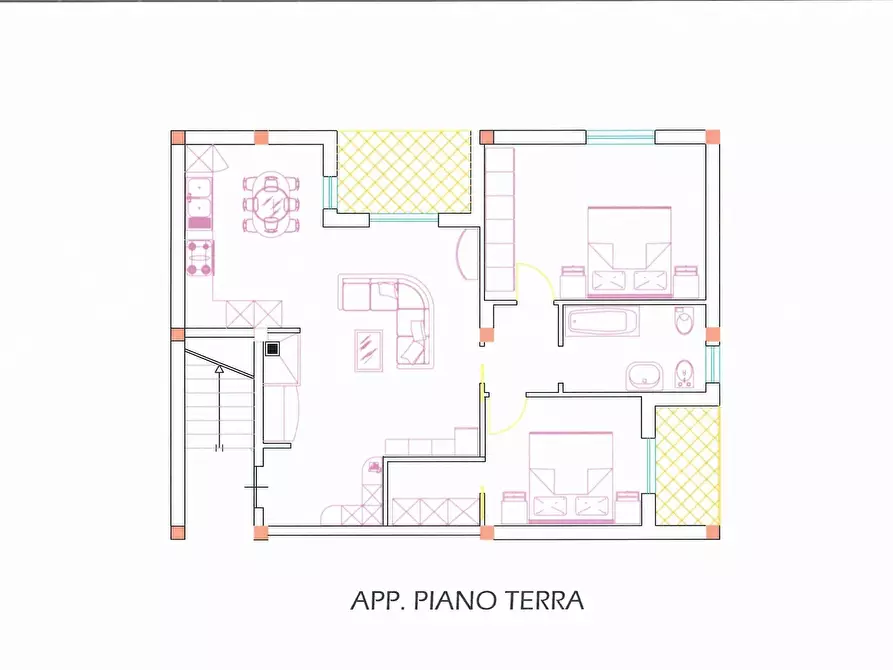 Immagine 35 di Trilocale in vendita  in Strada Tiberina Nord 421 a Perugia