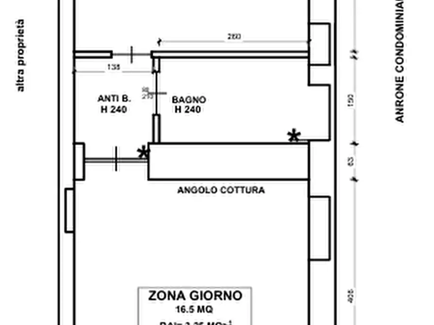 Immagine 19 di Bilocale in vendita  in Via Foggia 19 a Torino