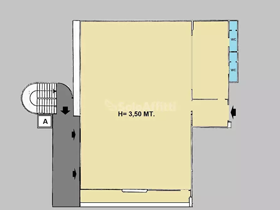 Immagine 13 di Ufficio in affitto  a Catanzaro