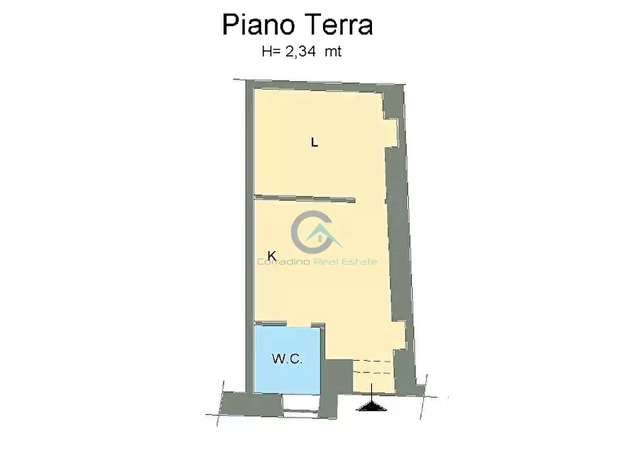 Immagine 14 di Bilocale in vendita  in Largo Prigioni 33 a Catanzaro