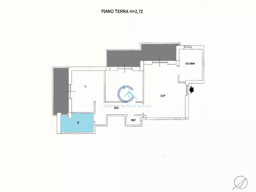 Immagine 22 di Trilocale in vendita  in Via Telemaco 1 a Squillace