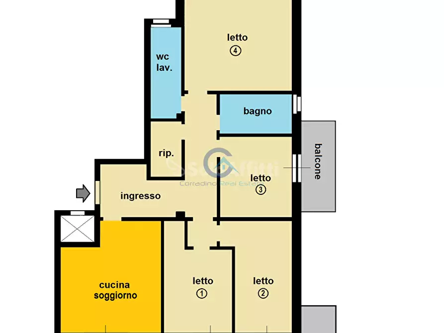 Immagine 20 di Stanza singola in affitto  a Catanzaro