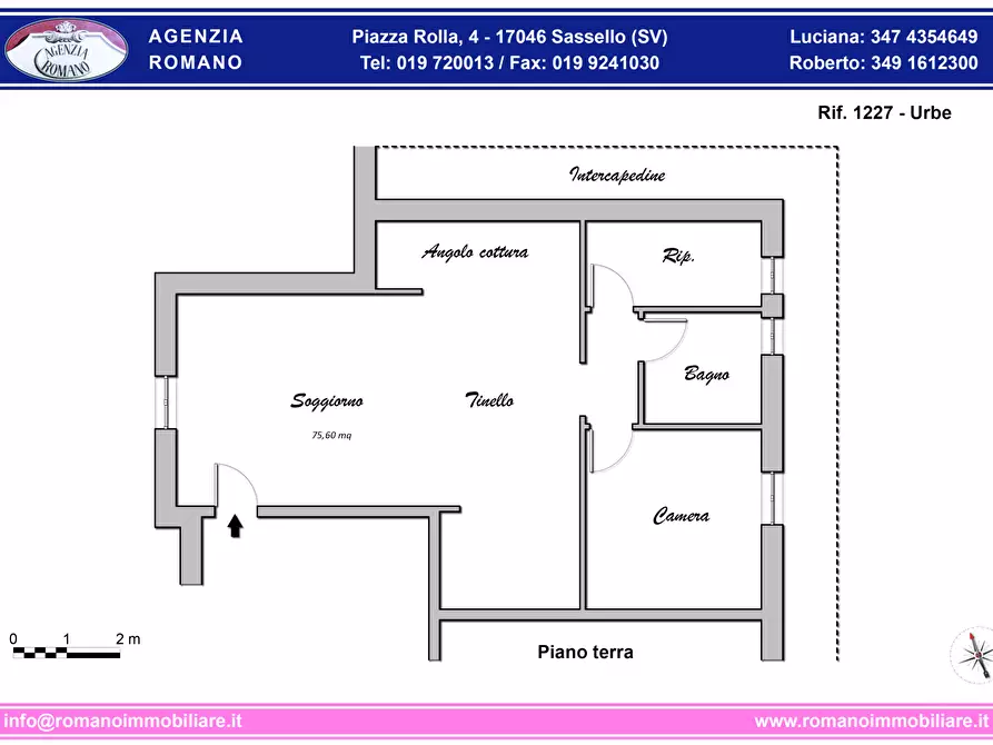 Immagine 26 di Porzione di casa in vendita  a Urbe