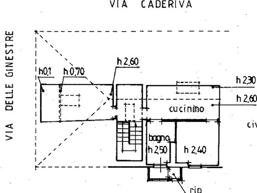 Immagine 2 di Quadrilocale in vendita  in Via Caderiva 30/9 a Genova
