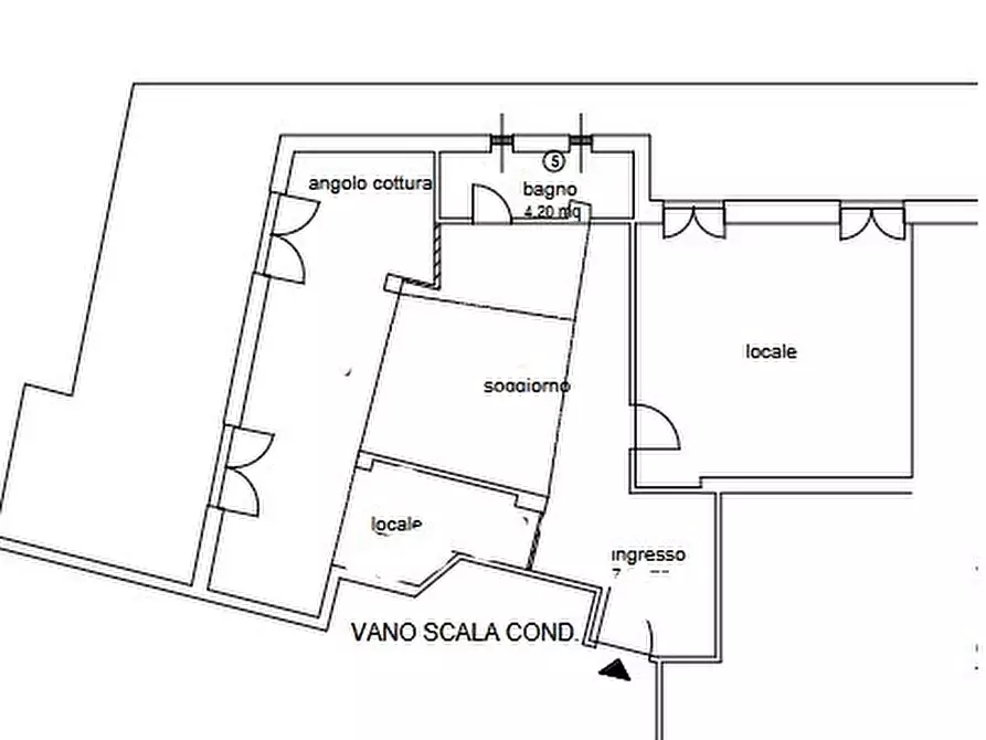 Immagine 2 di Quadrilocale in vendita  in Via Alessandro Lamarmora 21 a Rapallo