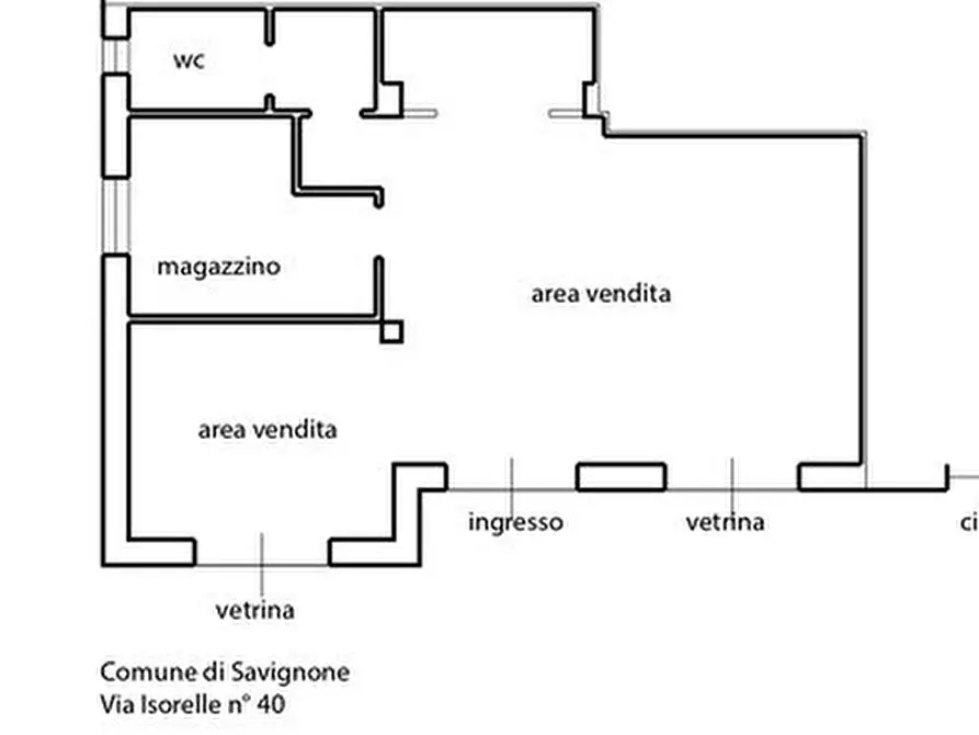 Immagine 4 di Locale commerciale in vendita  in Via Isorelle 40 a Savignone
