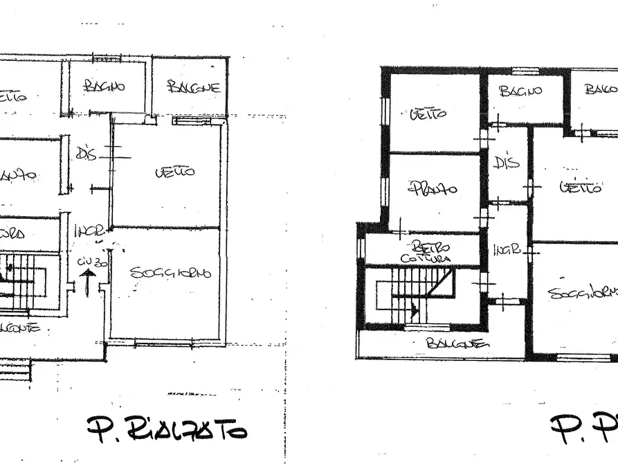 Immagine 11 di Casa bifamiliare in vendita  a Cesena