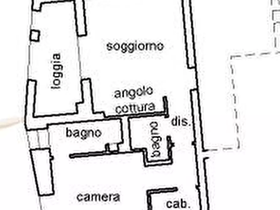 Immagine 3 di Bilocale in vendita  a Faenza