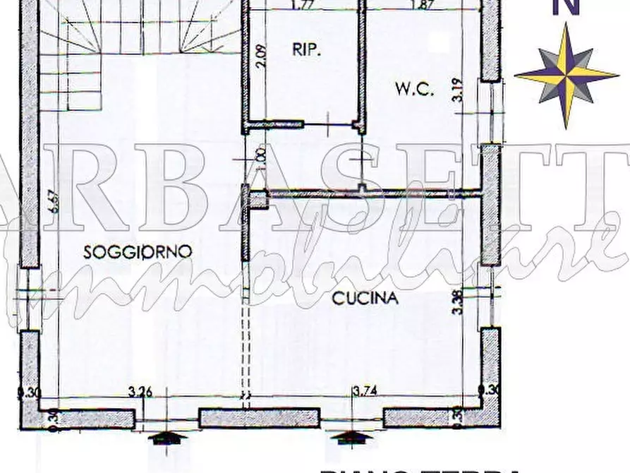 Immagine 14 di Villa in vendita  in Via Arturo Rossi a Castiglione Chiavarese