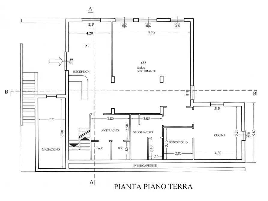 Immagine 20 di Albergo/B&B/Residence in vendita  in Via Giacomo Leopardi 10 a Carro