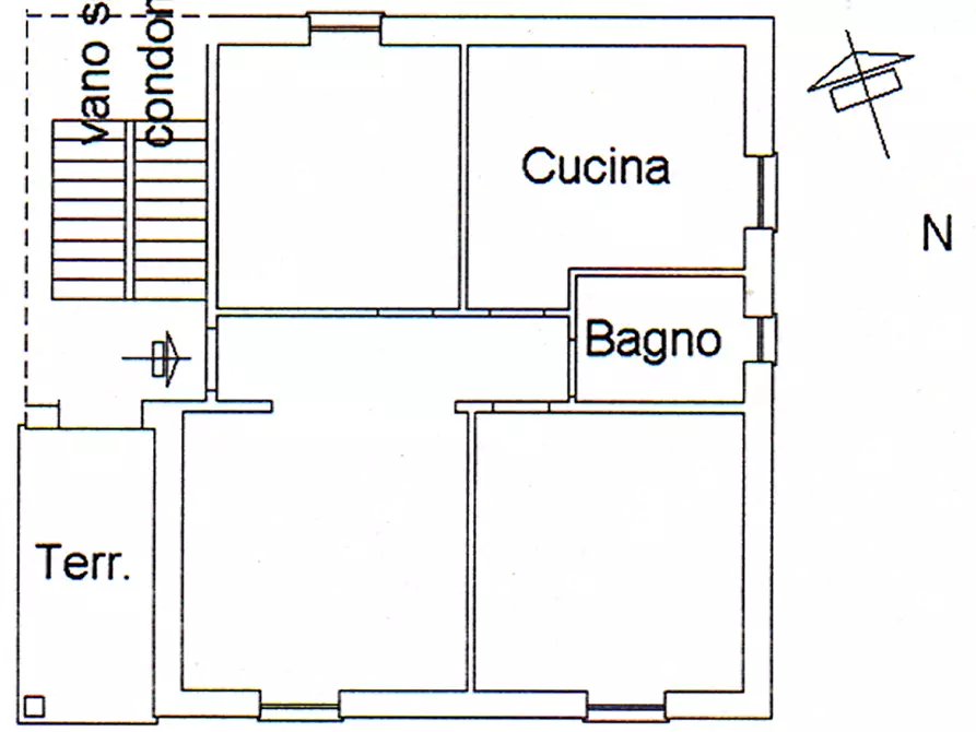 Immagine 10 di Quadrilocale in vendita  in Via 4 Novembre 19 a Carro