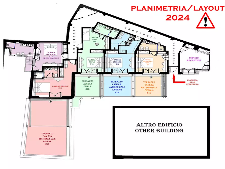 Immagine 3 di Affittacamere in vendita  in Via Padre Semeria 9 a Monterosso Al Mare