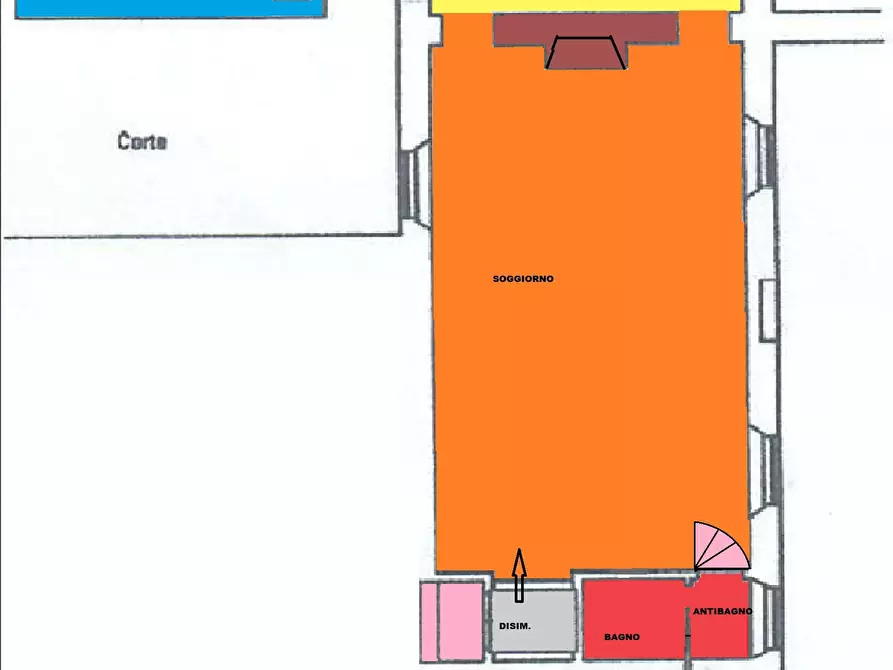 Immagine 3 di Loft/Open space in affitto  a Livorno