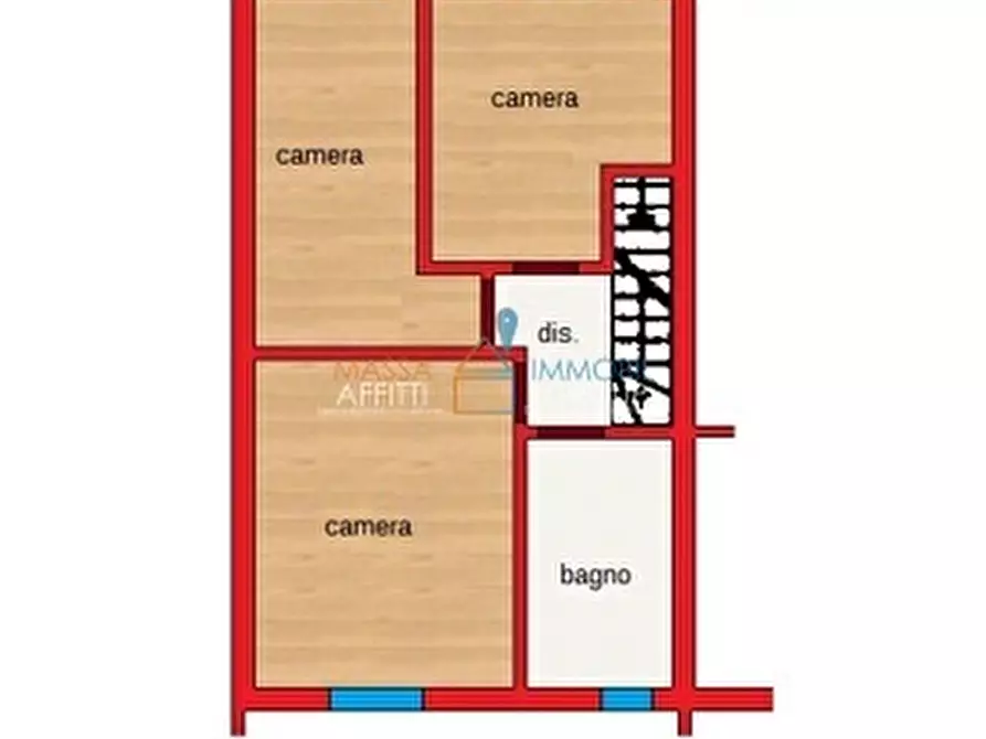 Immagine 27 di Villetta a schiera in vendita  in Via Due Madonne 32 a Massa