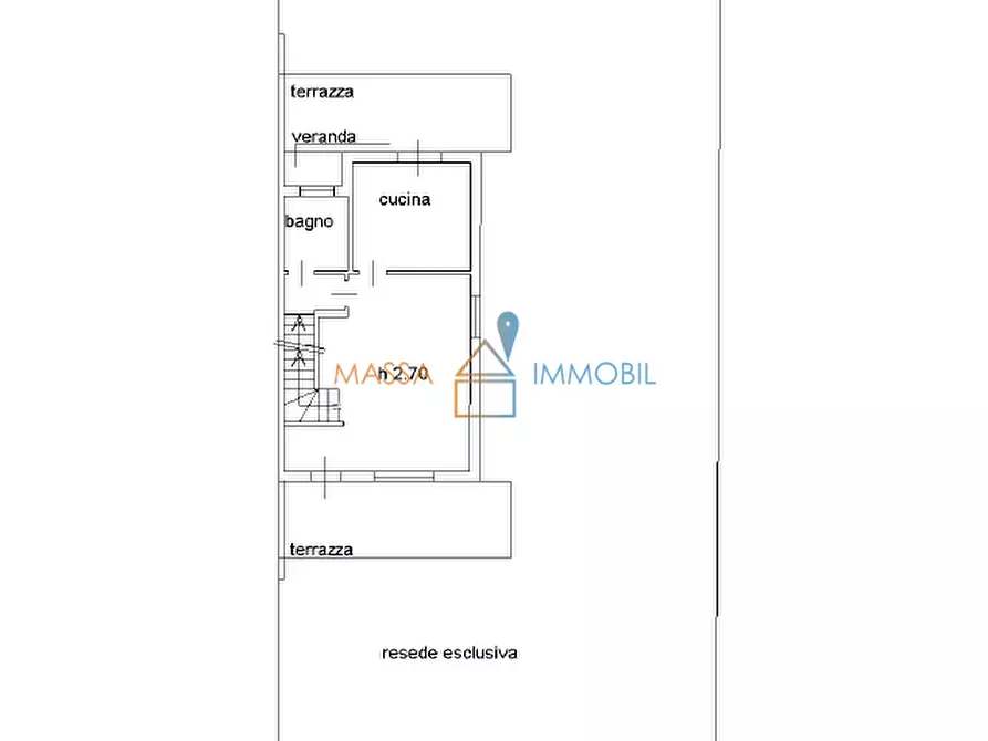 Immagine 60 di Villetta a schiera in vendita  in Via Michelangelo Buonarroti 134 a Forte Dei Marmi