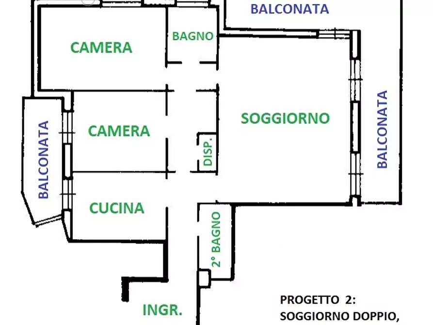 Immagine 25 di Quadrilocale in vendita  in Via Guglielmo Oberdan 26A a Genova