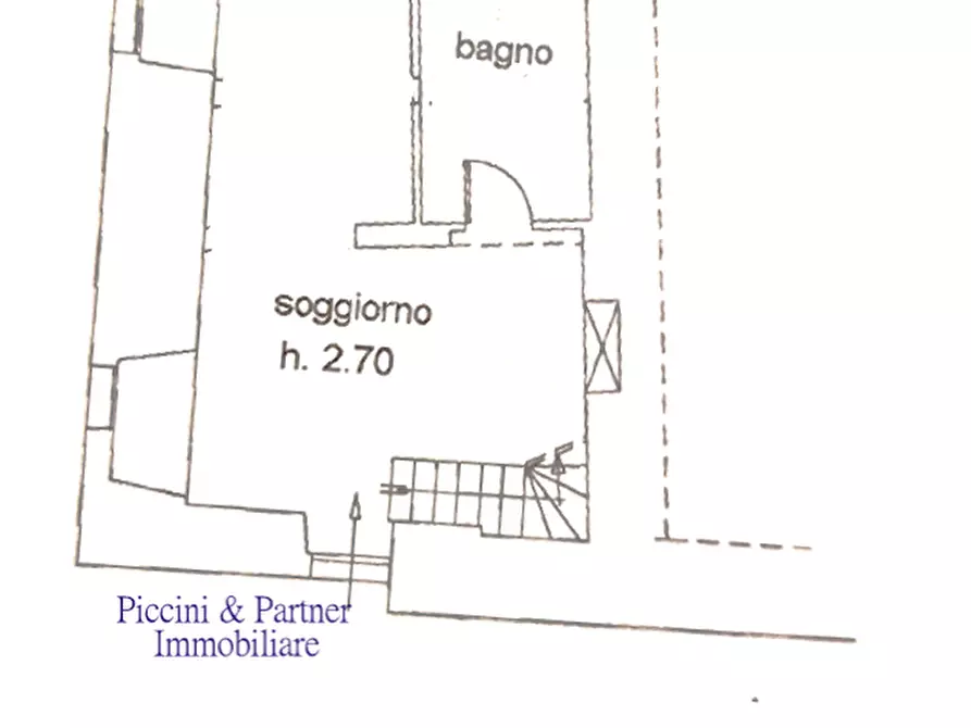 Immagine 47 di Porzione di casa in vendita  in Corso Cardinale Rotelli a Corciano