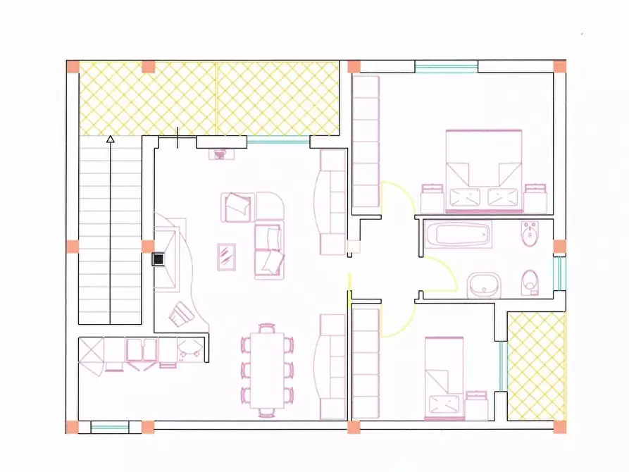 Immagine 35 di Trilocale in vendita  in Strada Tiberina Nord 421 a Perugia