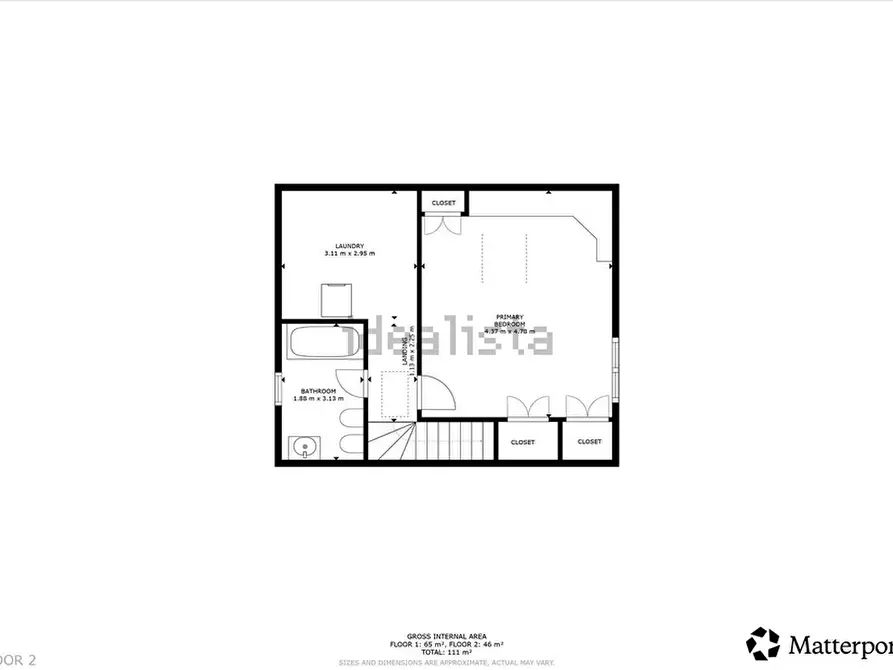 Immagine 35 di Quadrilocale in vendita  in Via delle due torri a Roma