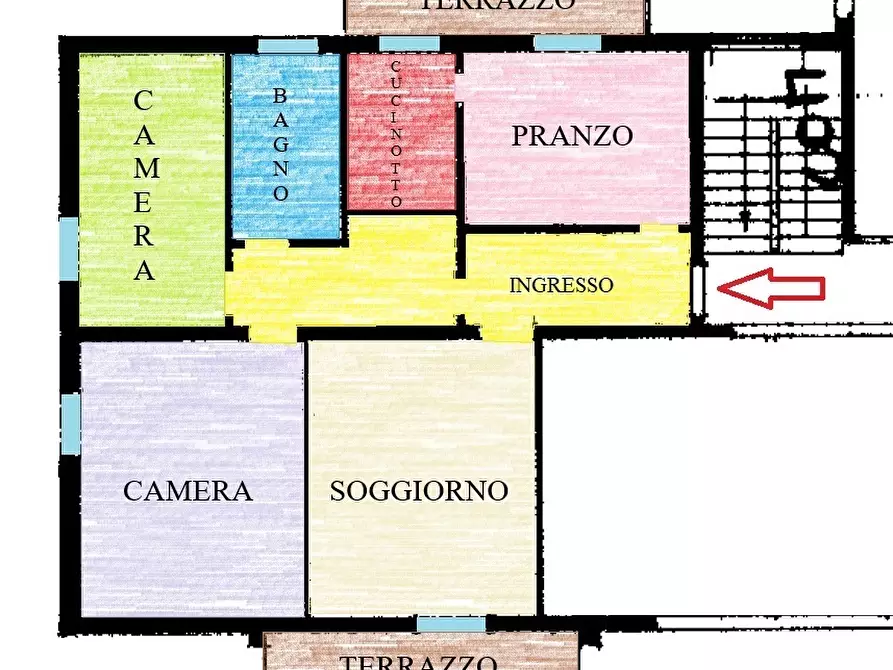 Immagine 39 di Quadrilocale in vendita  in via Della Ghiaia 47 a Modena