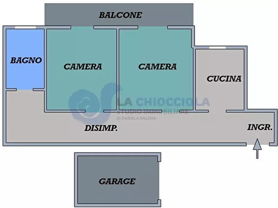 Immagine 1 di Trilocale in affitto  in via Valdossola a Bologna