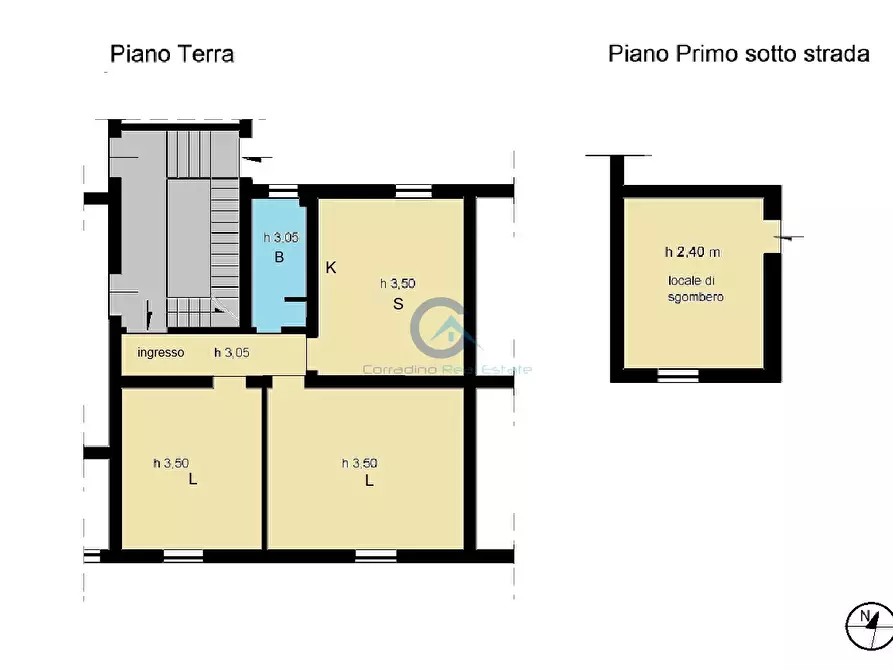 Immagine 18 di Trilocale in vendita  in Piazza Venezia 1 a Catanzaro