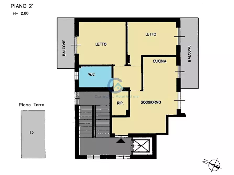 Immagine 22 di Trilocale in vendita  in Viale Cassiodoro 25 a Catanzaro