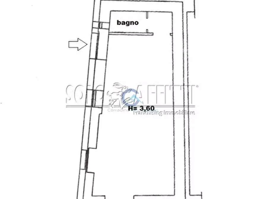 Immagine 8 di Locale commerciale in affitto  in Via Mercato 27 a Catanzaro