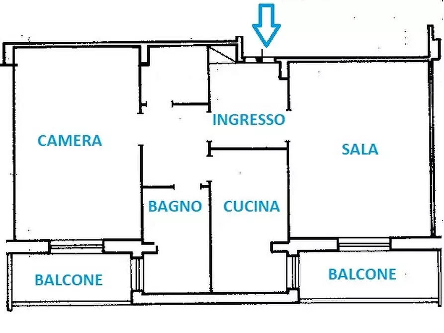 Immagine 33 di Bilocale in vendita  in Via Tiburtina 602 a Roma